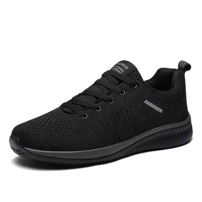 Baskets hommes course marche tricot chaussures mode décontracté haute qualité Sport athlétique gymnase léger