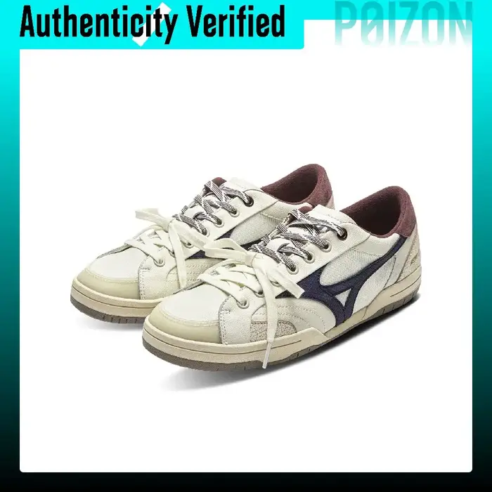 Chaussures de skateboard basses Mizuno CT CLUB unisexe beige clair jaune D1GH261010