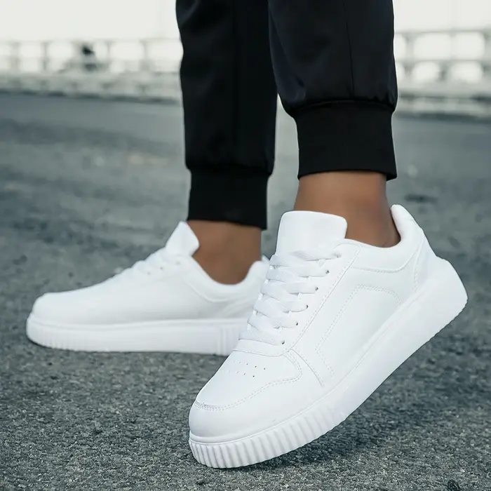 YRZL femmes baskets automne blanc chaussures léger semelle épaisse antidérapant Skatebaord