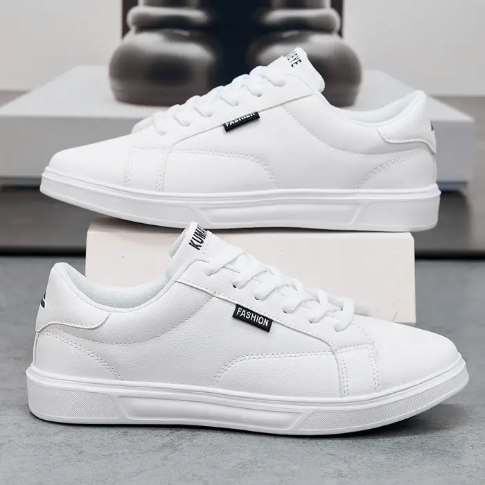 Blanc noir hommes chaussures confortables
