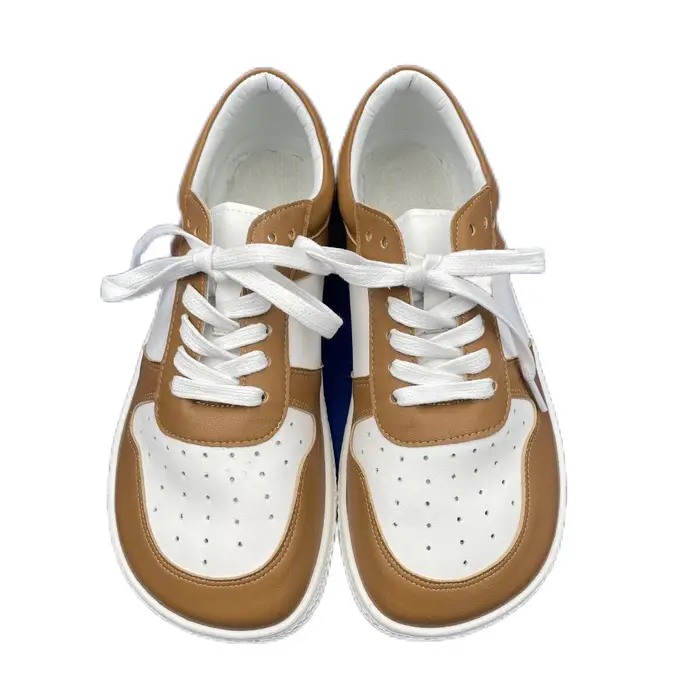 Tipsietoes pieds nus en cuir véritable 2025 nouvelle Sneaker pour femmes hommes plat doux zéro semelle tombante plus large orteil boîte Flexible léger