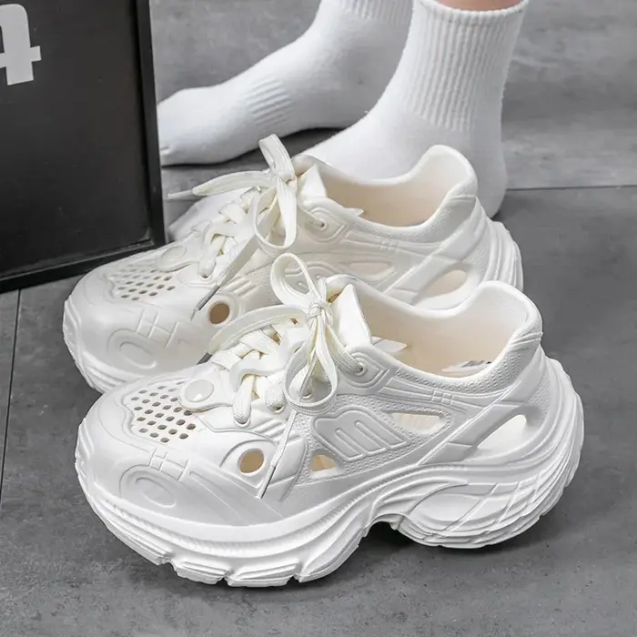 2025 été nouvelle mode respirant grosses baskets femmes EVA antidérapant Wading plate-forme chaussur