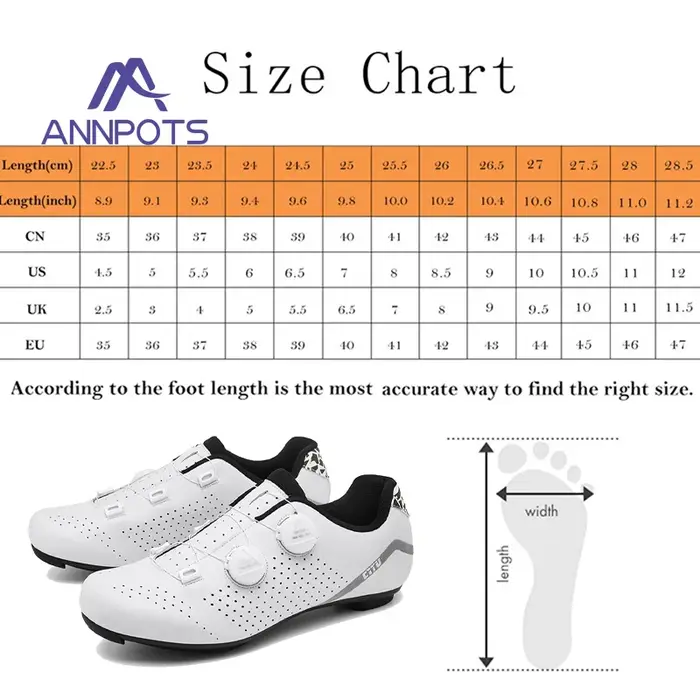Chaussures de cyclisme autobloquantes femmes