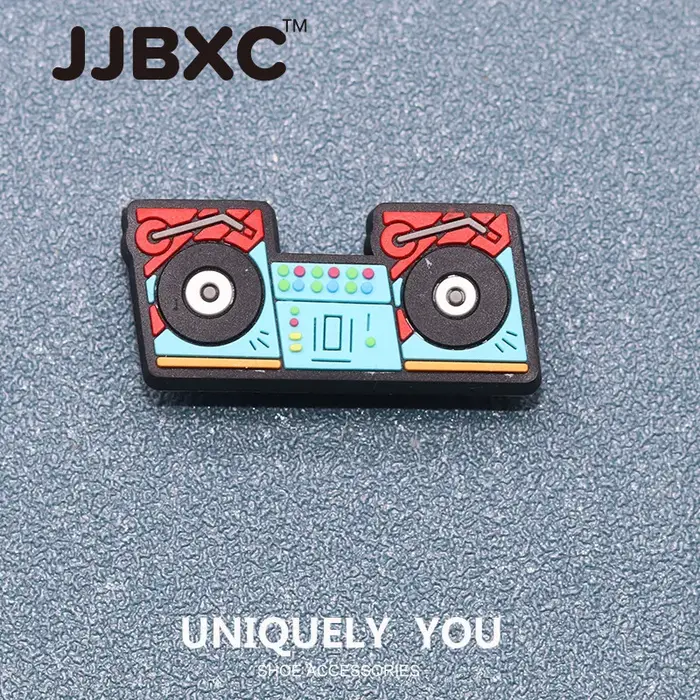 JJBXC – boucle de chaussure à breloques, accessoires de chaussures, appareil photo de dessin animé, 