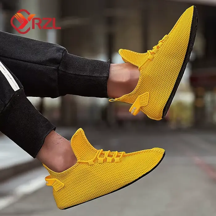 YRZL baskets hommes mode chaussettes course chaussures décontractées confortable haut
