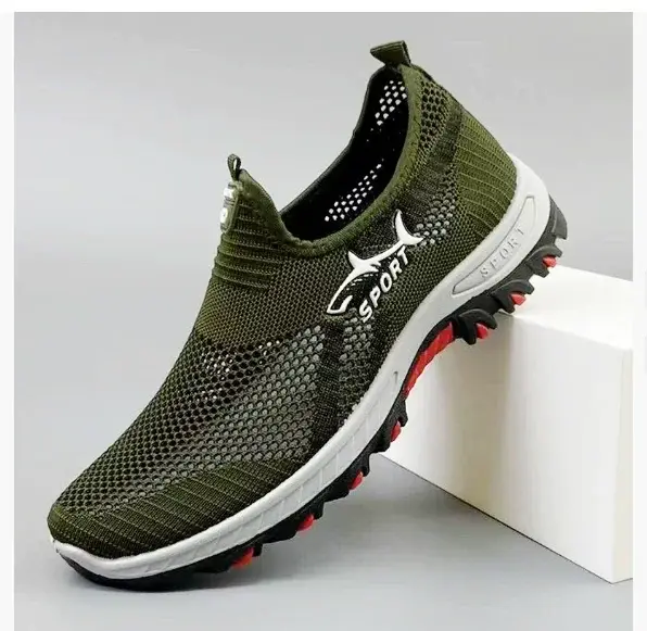 2025 chaussures de randonnée respirantes hommes Air Mesh espadrilles décontractées pour l'extérieur 
