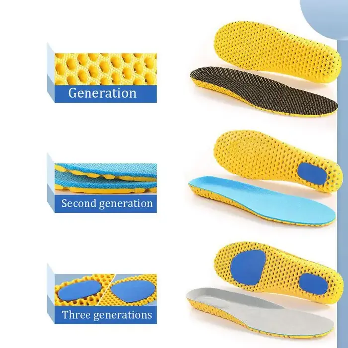 Semelles intérieures de sport pour hommes et femmes, mousse à mémoire de forme souple, semelle intér