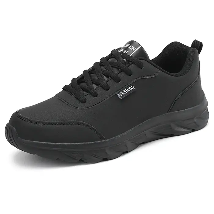 YRZL hommes chaussures de course baskets en cuir imperméables chaussures de Sport en plein air homme