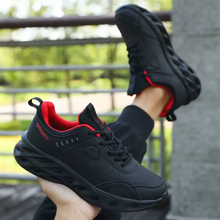 Baskets De sport décontractées noires pour hommes