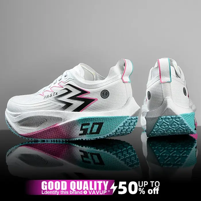 Marathon hommes chaussures de course planche de carbone spécialité sport respirant léger femmes athlétique antidérapant élasticité baskets