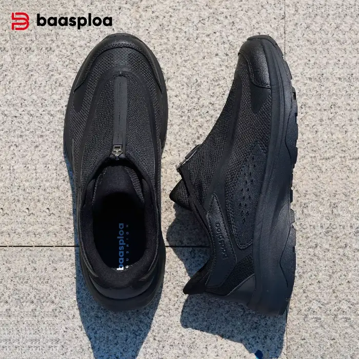 Baasploa hommes chaussures de randonnée maille respirant extérieur baskets tout nouveau confort Trail