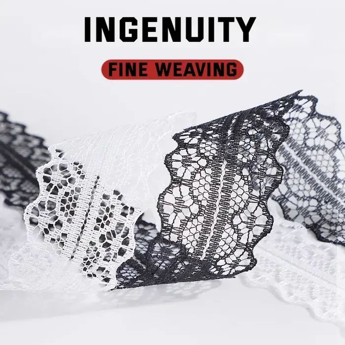 InjLace-Lacets Plats pour Chaussures Décontractées, Corde Blanche et Noire, Accessoires, Largeur 2.9