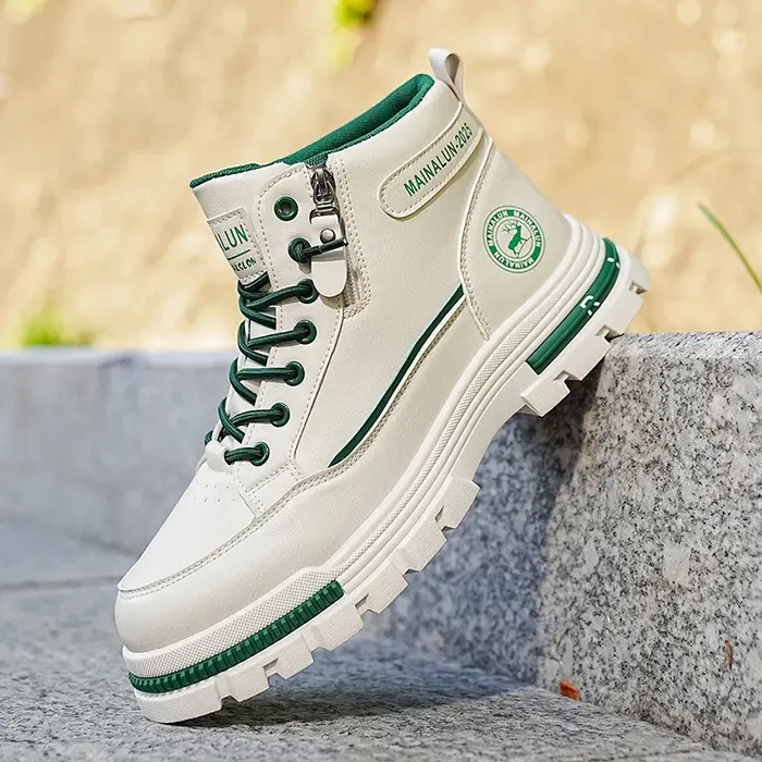 Chaussures de skateboard pour hommes, offrant une excellente adhérence antidérapante pour une utilisation en extérieur, un confort décontracté idéal pour le quotidien, le bureau et les sorties.
