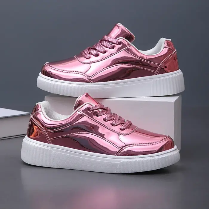 ELUVA femmes baskets chaussures de Skate décontractées en cuir PU antidérapant imperméable léger confortable Sport