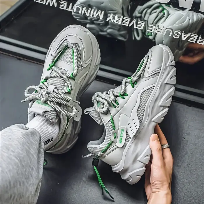 Chaussures de Sport à semelle épaisse pour hommes