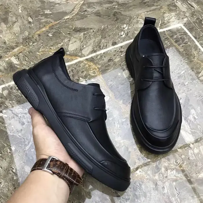 Chaussures en cuir véritable hommes