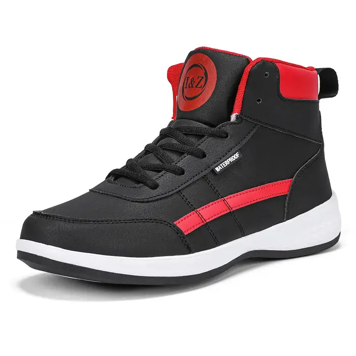 Baskets en cuir PU pour hommes