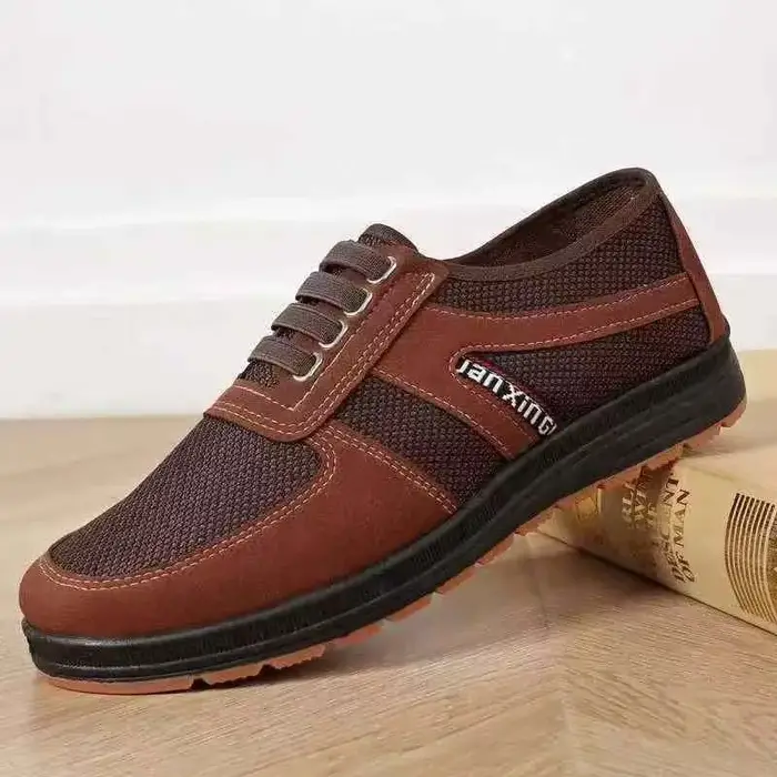 Chaussures à enfiler à quatre nervures pour hommes