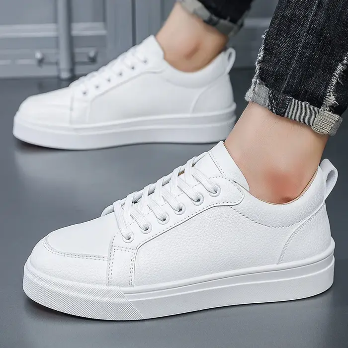 Chaussures blanches pour hommes, nouvelle version coréenne, tendance, polyvalentes, chaussures de sp
