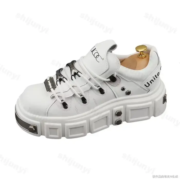 Hommes chaussures 2025 nouvelle semelle épaisse hauteur augmentant chaussures décontractées tendance populaire Niche Design confortable antidérapant plate-forme baskets