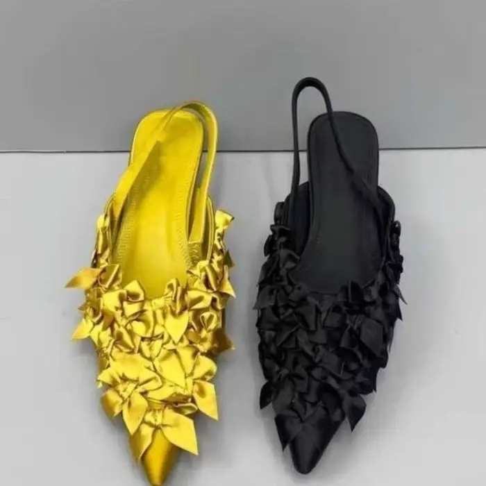 Mode française femmes chaussure été nouveau pointu