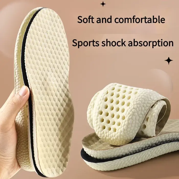 Nouvelles chaussures de sport de basket-ball semelles intérieures en mousse à mémoire de forme pour les pieds Absorption des chocs coussinets antidérapants semelle de chaussure souple confortable 1 pa