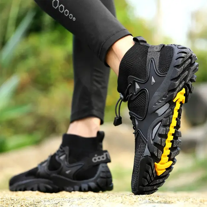 Oiaano homme noir chaussures été hommes décontracté plage en plein air eau respirant Trekking mode randonnée stabilité et confort Sport