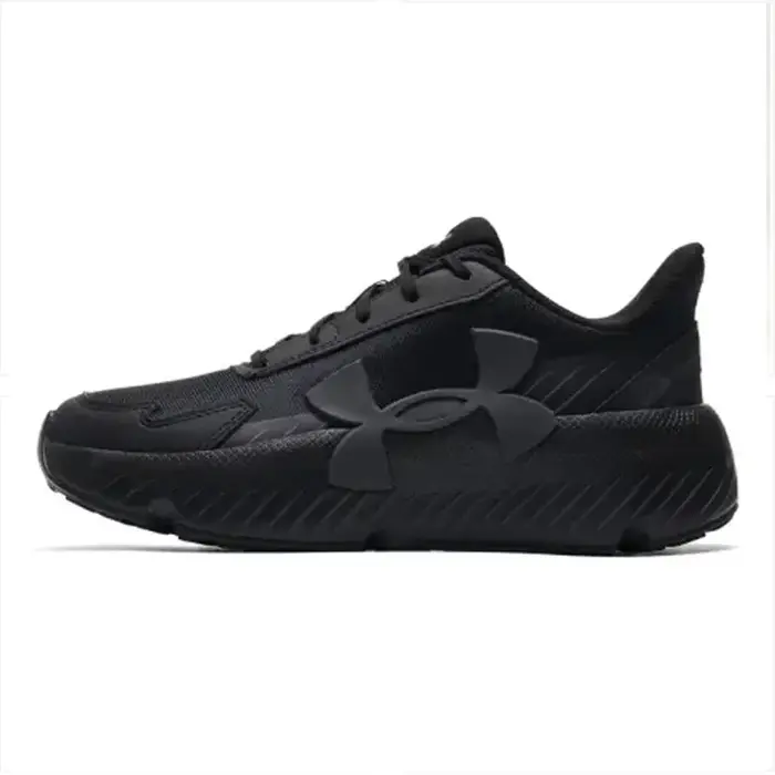 Under Armour 2026 Nouvelles baskets en mesh à semelle épaisse, chaussures de sport unisexes noires 6