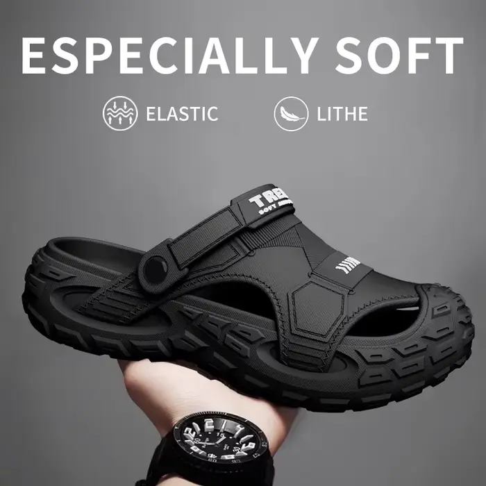 Sandales EVA 2026 pour Hommes – Été, Semelle Épaisse et Souple pour l'Extérieur, Chaussures de Plage