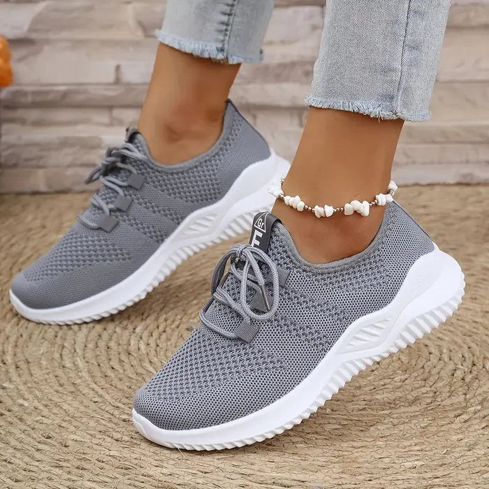 Chaussures de marche pour femmes, respirantes, en maille, légères, confortables, antidérapantes, sem