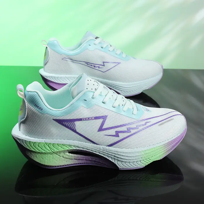 ZERJER Nouvelles chaussures de course légères et décontractées pour hommes - Baskets