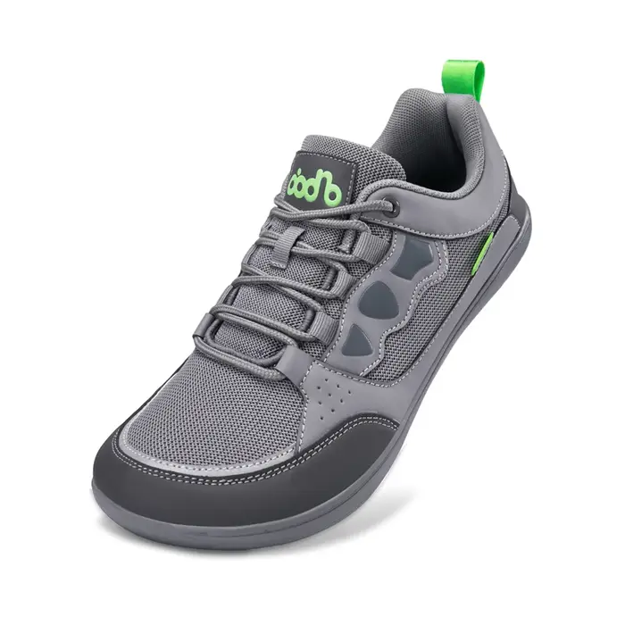 Oiaano pieds nus bout large homme chaussures loisirs Sneaker maille à lacets respirant confort léger sport marche course randonnée