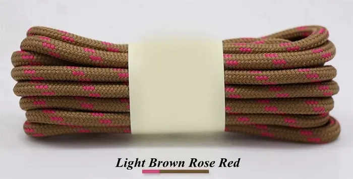 1 paire de lacets ronds en Polyester Durable, bottes d'extérieur, baskets pour chaussures 100/120/14
