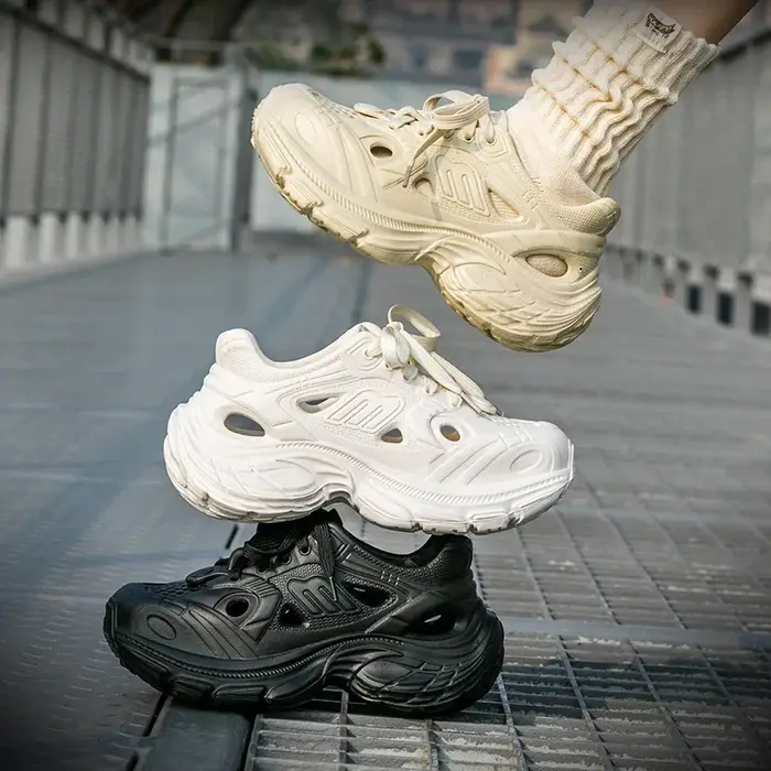 2025 été nouvelle mode respirant grosses baskets femmes EVA antidérapant Wading plate-forme chaussures femme en plein air semelle épaisse chaussure de sport