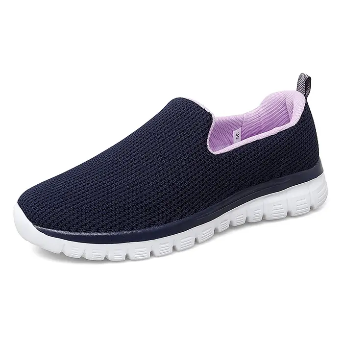 Baskets plates à enfiler pour femmes, chaussures de Sport confortables, de marche, légères, de grande taille, nouvelle collection printemps été 2021, livraison directe