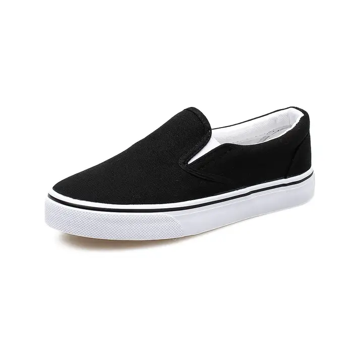 Mocassins en toile à enfiler pour hommes et femmes