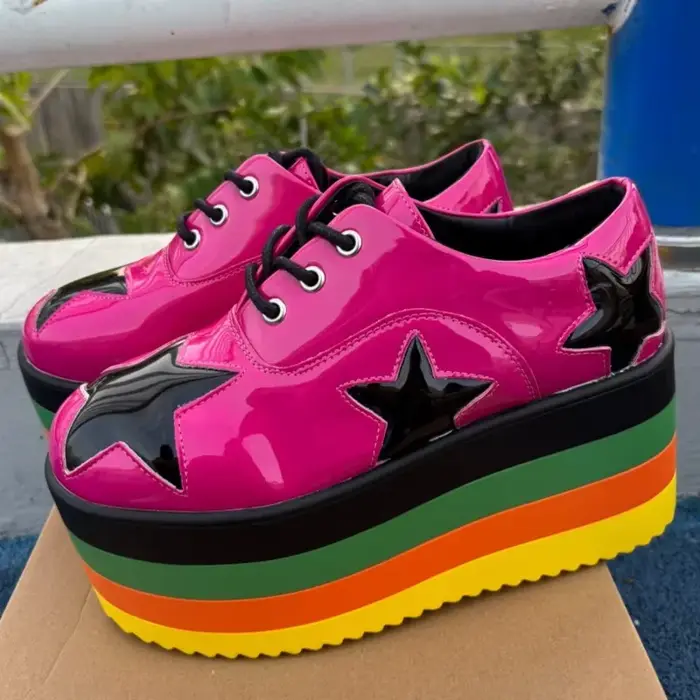 Star Rainbow Baskets décontractées pour femme