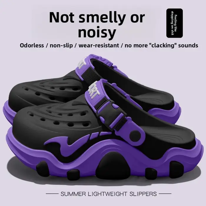 Chaussures perforées à soutien de la voûte plantaire pour hommes, nouvelle collection été 2026, antidérapantes, résistantes à l'usure, sandales de plage respirantes