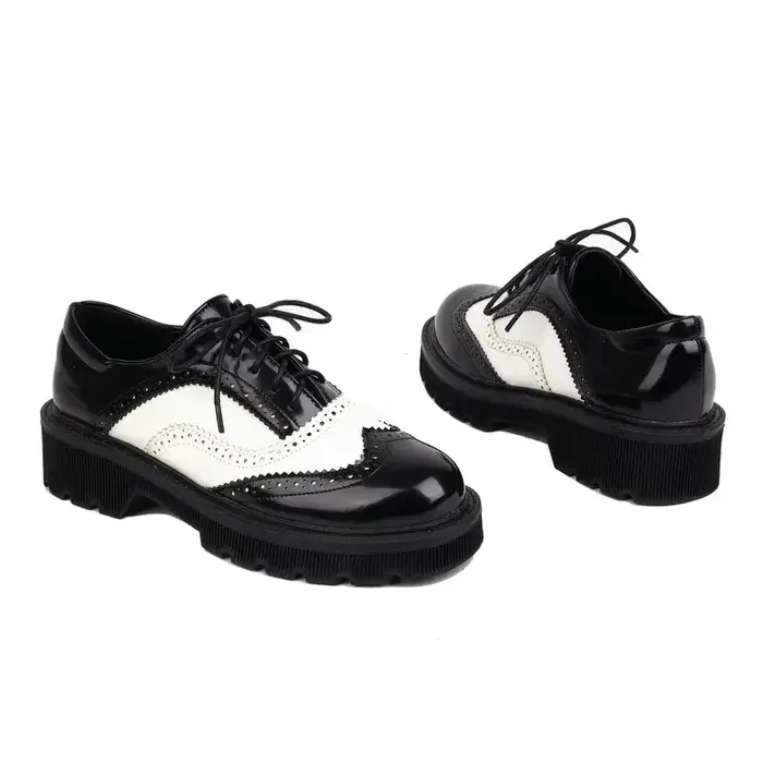 Chaussures plates Vintage rétro pour femmes