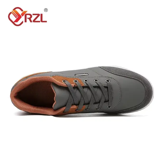 YRZL hommes chaussures printemps automne imperméable marche baskets loisirs mâle en cuir