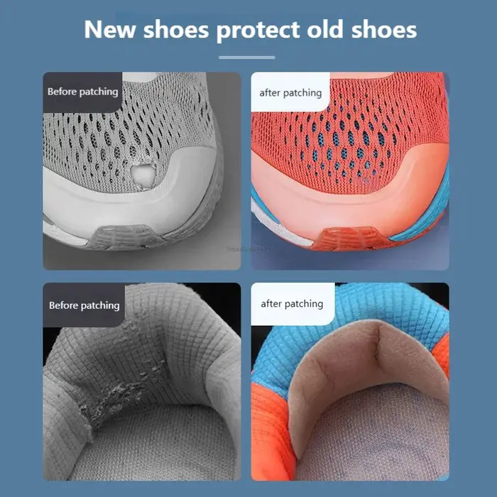 Chaussure talon autocollant protecteur réparation Patch baskets auto-adhésif trou prévention usure Vamp subvention doublé Insert outil de soin des pieds