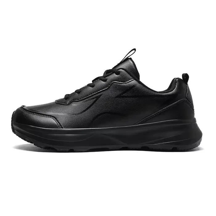 ELUVA bout large hommes chaussures minimalistes baskets confortables en cuir PU
