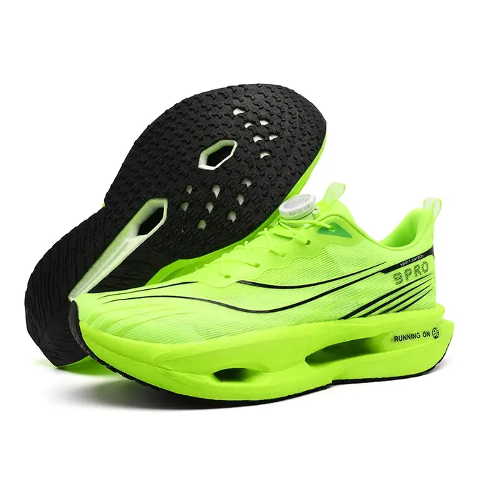 Chaussures de course pour hommes et femmes, baskets à plaque en carbone, amorties, pour entraînement