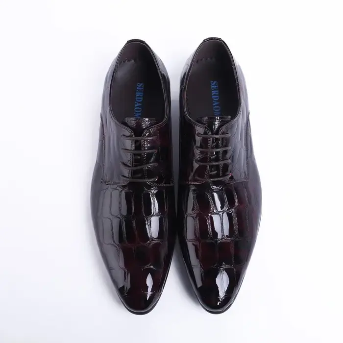 Chaussures en cuir de style européen pour hommes