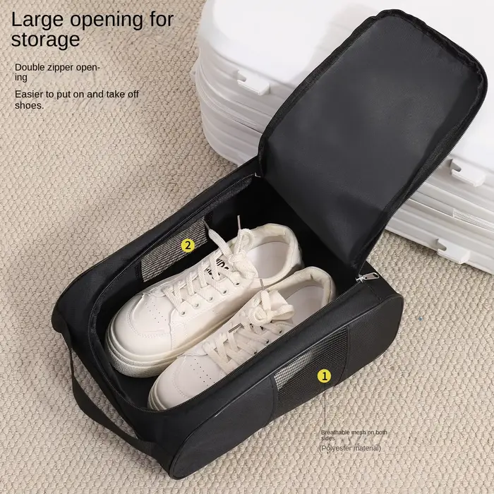Sac à chaussures de golf portable en tissu Oxford