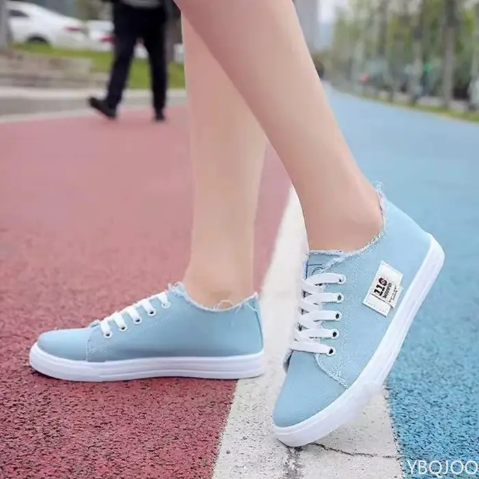 Dames polyvalentes toile chaussures nouveau décontracté confort