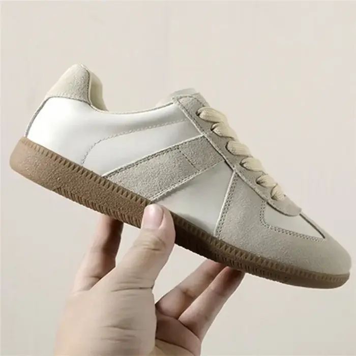 2025 Designer Hommes Baskets Vintage Noir Véritable Cuir De Vachette Chaussures Décontractées À Lacets Blanc Plat