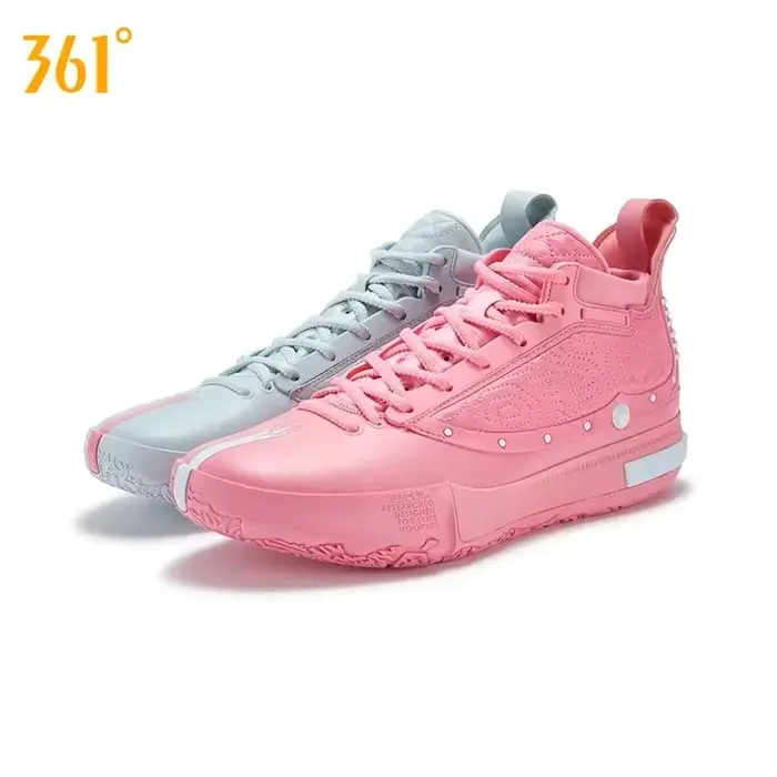 361 degrés Joker 1 hommes chaussures de basket-ball Combat résistant à l'usure rebond anti-dérapant Performance Stable baskets hautes 672541101F