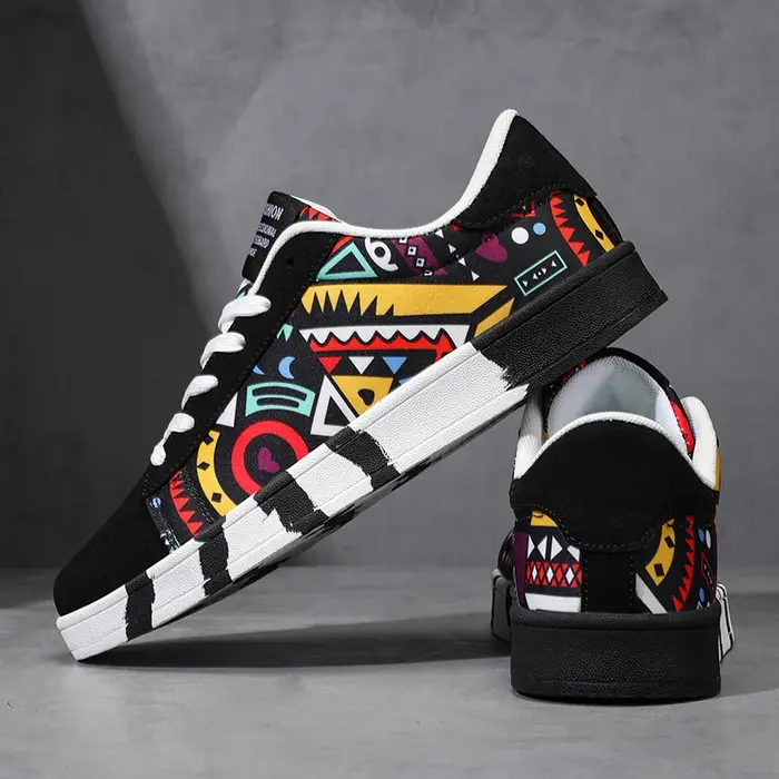 YRZL chaussures de Skateboard hommes toile baskets décontracté respirant