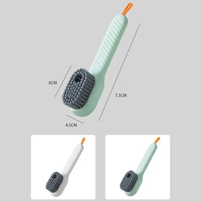Brosse à chaussures à décharge automatique de liquide, nettoyage en profondeur multifonctionnel, poi